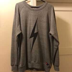 Aviator Nation Lighting bolt crew neck